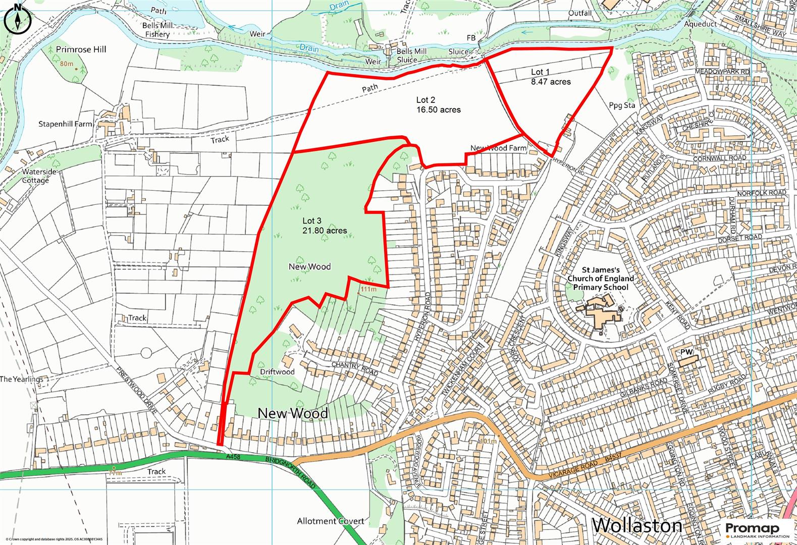16.50 acres of Land, Hyperion Road, Stourbridge, DY7 6SJ
